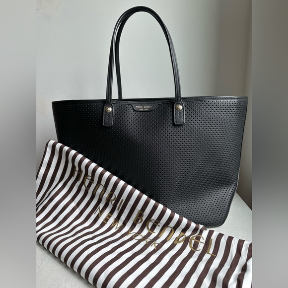 Henri Bendel Perforated Saffiano Tote NWOT - Picture 2 of 10
